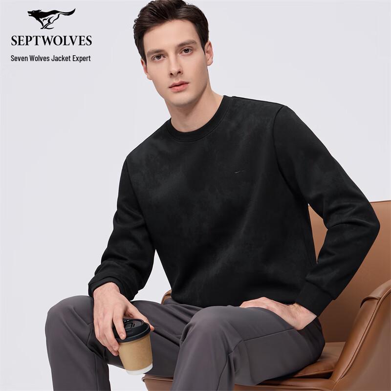 

Septwolves Men s 7A Anti-static Anti-bacterial Printed Round Neck Sweatshirt XL