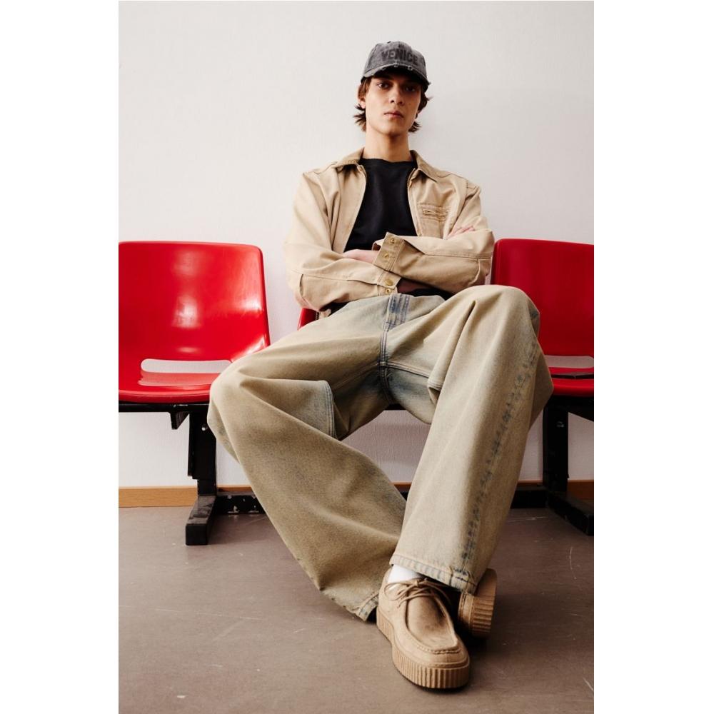 H M T sHirT Oversized fiT Black oMbre