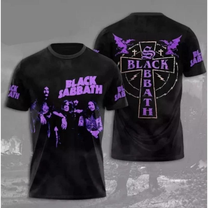 New Rock Band Ozzy Osbourne 3d Print T-shirt Top Men Women Fashion Sports Large size Tops Tees Summer Tshirt Kids Clothes Tshirt