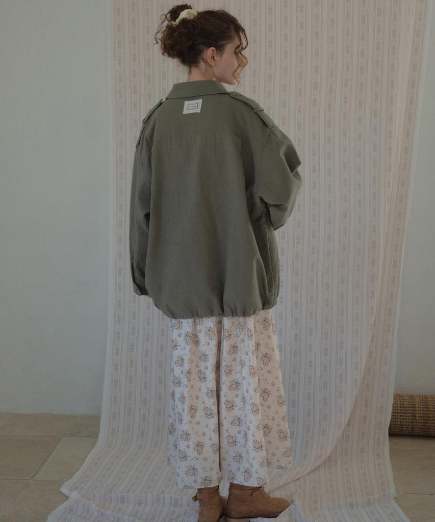 OURNOSTALGIA Rover Field Half Jacket_Khaki(O26Ot01)