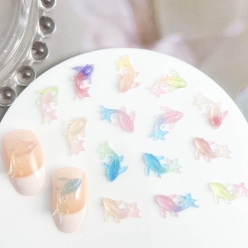 Luminous Dolphin Nail Art Resin Smudge Pack