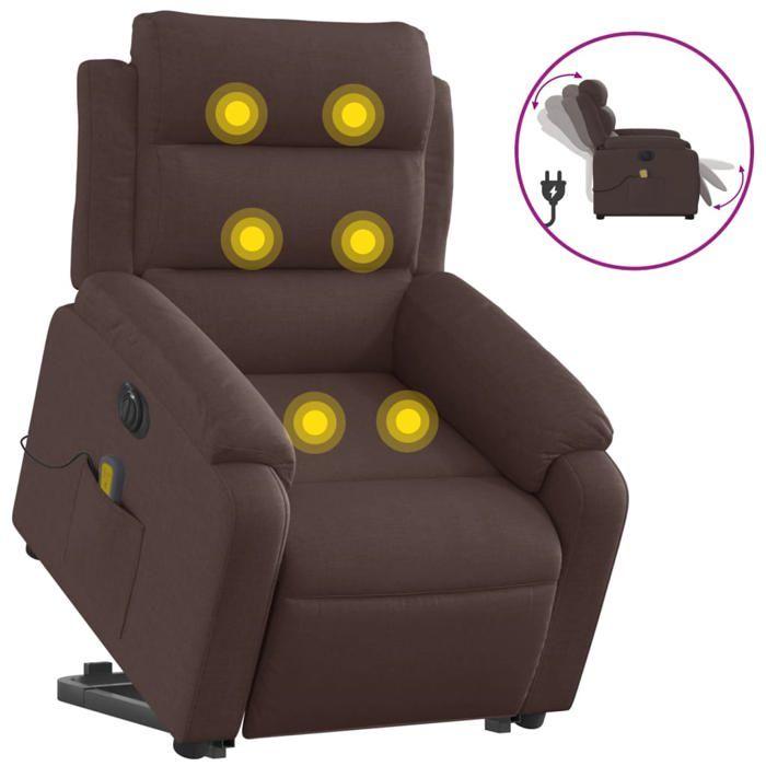 VidaXL Electric Massage Recliner, Relaxation Chair with Backrest, Seat with Armrests, TV Armchair of 3205021