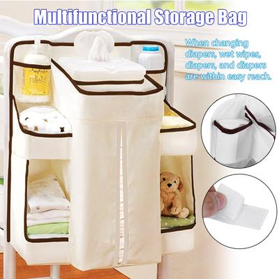 Bedside storage!(red) double bed Practical hanging storage bag,Suitable Dormitory SiyuXinyi Pockets Bedside Storage Bag Caddy Hanging Diaper Organization for Baby Essentials Hang on Crib