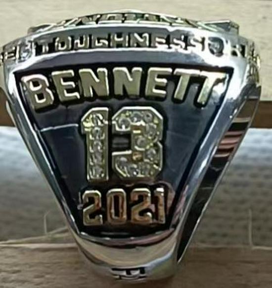 Чикагские Бульдоги NCAA 2021 Чемпионат SEC Кольцо для болельщиков Size 8 to 14, specify in order notes