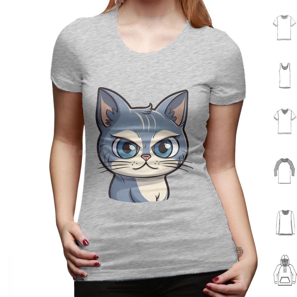 Cutie Kitty T Shirt Men Women Kids 6xl Cat Cute Cat Illustration Cartoony Cat Design Meowing Cat Art Playful Cat Drawing