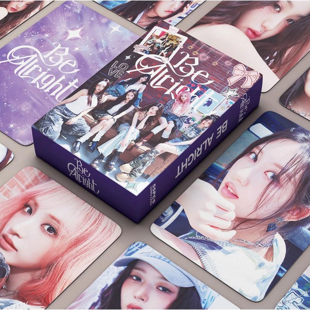 2025 Ive New Collection Photocard An Yu-jin Jang Won-young Autumn Ray Leez Lee Seo Photocard 55 Sheets Domusong Sticker 10 Sheets BE ALRIGHT SECRET