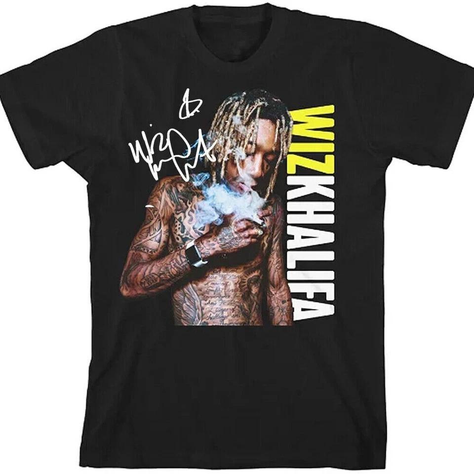 Rare Wiz Khalifa Tour Shirt Gift Family Black Unisex Shirt 3XL