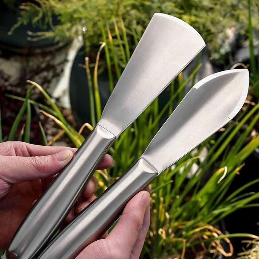Rustproof Stainless Steel Shovel Thickened Hand Trowel Portable Garden Shovel  Household