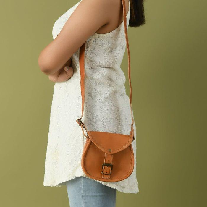 Leather  Crossbody Sling Bag