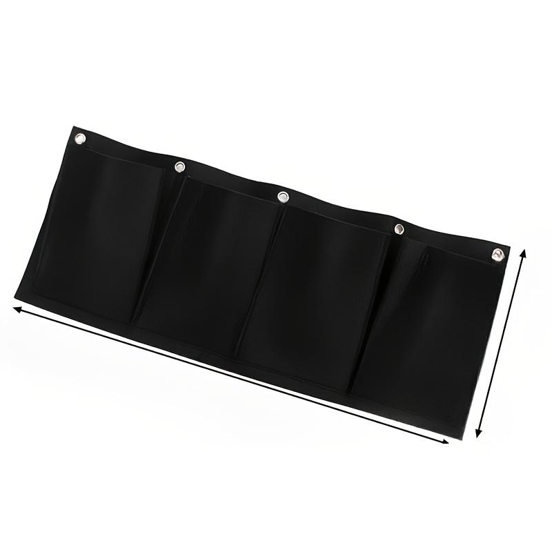 

Wall-Mounted Felt Plant Grow Bag, 8 Scenarios Multi-Grid Non-Woven Flower Pouch for Wall Greening Decor чёрный