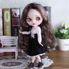 ICY Fortune Days 30cm Doll Body Only, Cute Practice Doll BJD with 4-Color Eye Changes, Wig Change, and Hand Changes