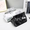 Taschentuchbox-Halter Haus Wohnzimmer Couchtisch Schreibtisch Einfache Serviettenbox Küchenaufbewahrung Papierbox PVC-Leder-Organizer