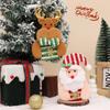 Reindeer Holiday Tree Ornament: Small Christmas Window Pendant Decoration