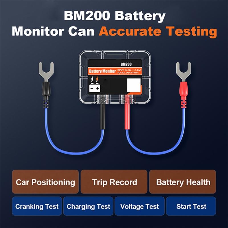 Automotive Battery Checker Stable Diagnostic Tool Vehicle Battery Diagnostic Analyzers Battery Testing for 12V Systems