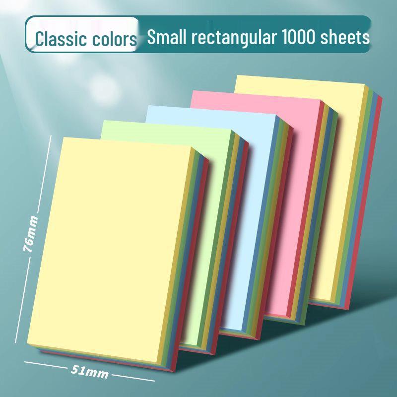 Adhesive Notes for Students and Office Use - Ideal for Elementary and Middle School, Writable Stickers, Labels, and High-Value Strips