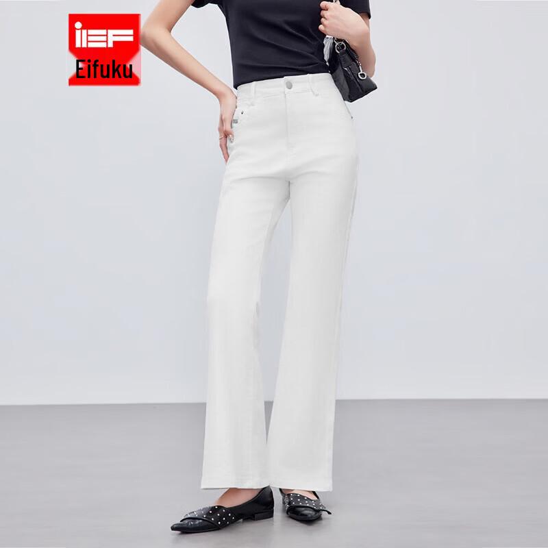 IEF 2026 Spring Slim Fit Flared Trousers M