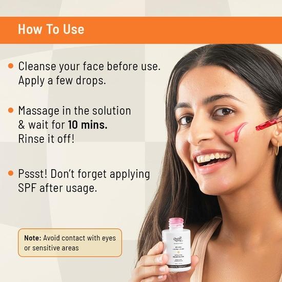 Chemist at play 26% AHA 2% BHA 4% PHA Roztwór peelingujący | Peeling chemiczny do twarzy | 10-minutowy peeling usuwający opaleniznę | Testowany dermatologicznie | 30 ml