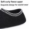 Fashion Kidmi Women Slippers with Soft Rubber Sole Women Shoes Fashion Curly Fleece Upper Lightweight Women's House Memory Foam Slippers