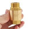 Brass Spring Check Valves 3/4 Thread Horizontal Inline One Way Flows Inline Check Valves for Well Pump & Water Tank