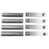 PV-Halterung Führungsschienenanschluss Universal Solarmodul Schienen Profilanschlüsse Aluminiumlegierung Montageanschluss 14cm