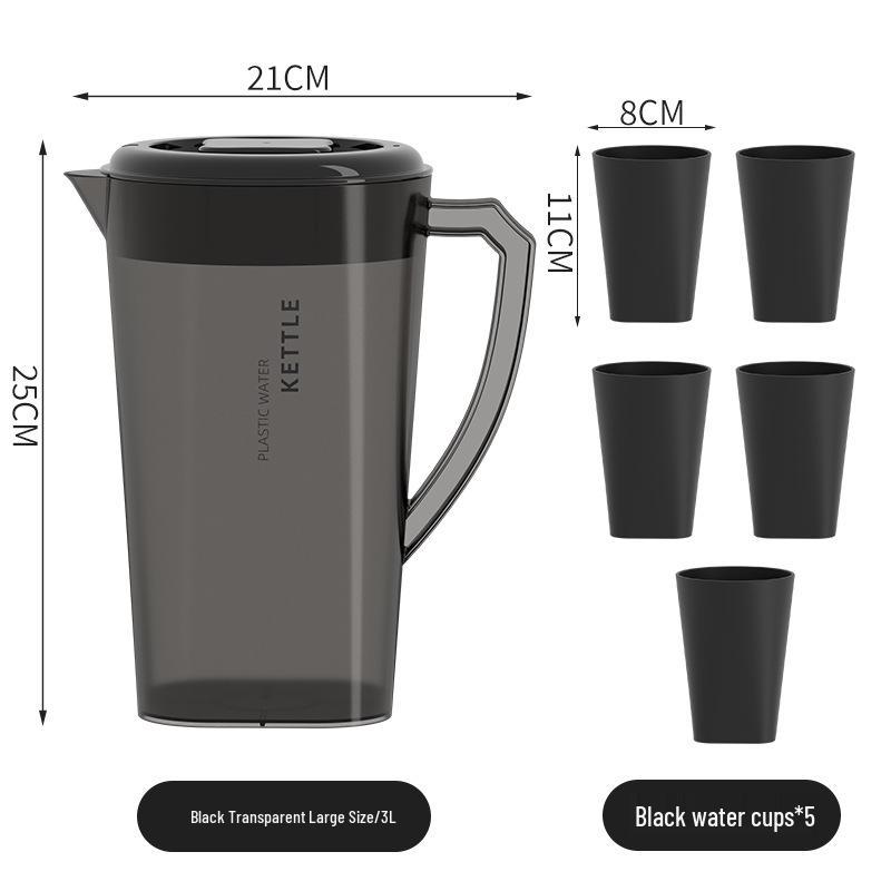 Žáruvzdorná PP konvice na studenou vodu - Džbán s velkou kapacitou na džus nebo čaj