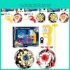 Gf Alloy Battle Spinning Top Light-up Geometric Toy Set With Launcher And Handle