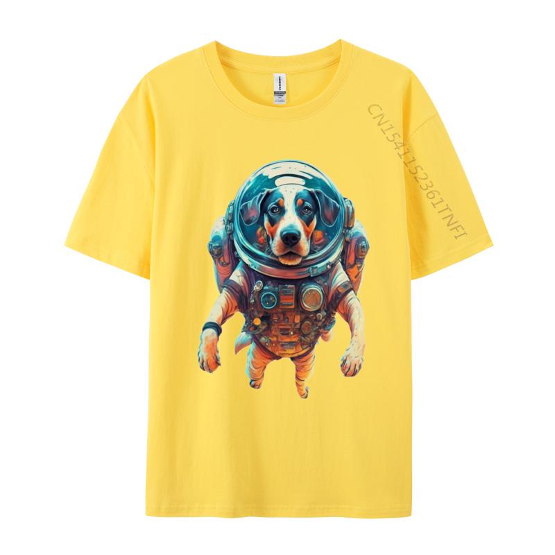 Funny Spacedog T Shirt Print Tops T Shirt Funny Cotton Unisexs Tshirts Hot Sale Tees Unisexs Designer Clothes