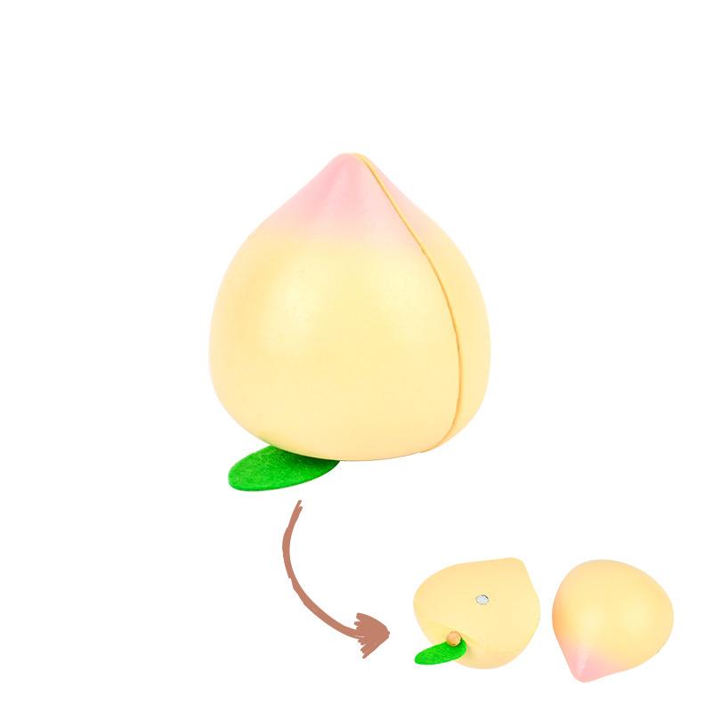 1PCS Wooden Toy Magnetic Cutting Fruit Vegetables Food Pretend Play Simulation Kitchen Role Play Educational Toys For Children