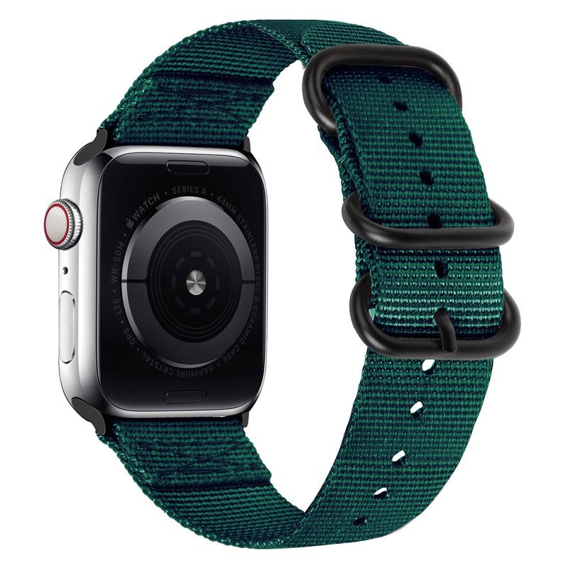 Nylon Strap for Apple Watch Ultra 2/3 49mm Band 46mm 42mm 45mm 41 44 40mm Canvas Bracelet iWatch Series 11 10 9 8 7 6 5 SE Belt