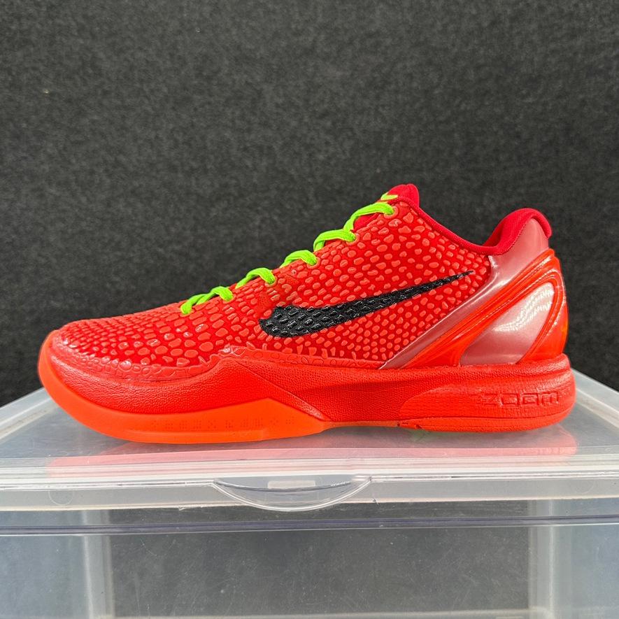 Genuine Kobe 6 Combat Basketball Shoes - Violent Orange, Full Mamba Replica, 6th Gen Men's Sports Shoes