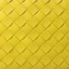 Bottega Veneta Intrecciato Woven Zip Leather Pouch Men Clutch Yellow Apricot 651854V0E512671
