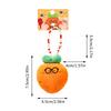 Tomato Carrot Plush Beaded Phone Chain Cartoon Vegetables Soft Stuffed Doll Keychain Car Key Ring Backpack Bag Decor Kid Gift