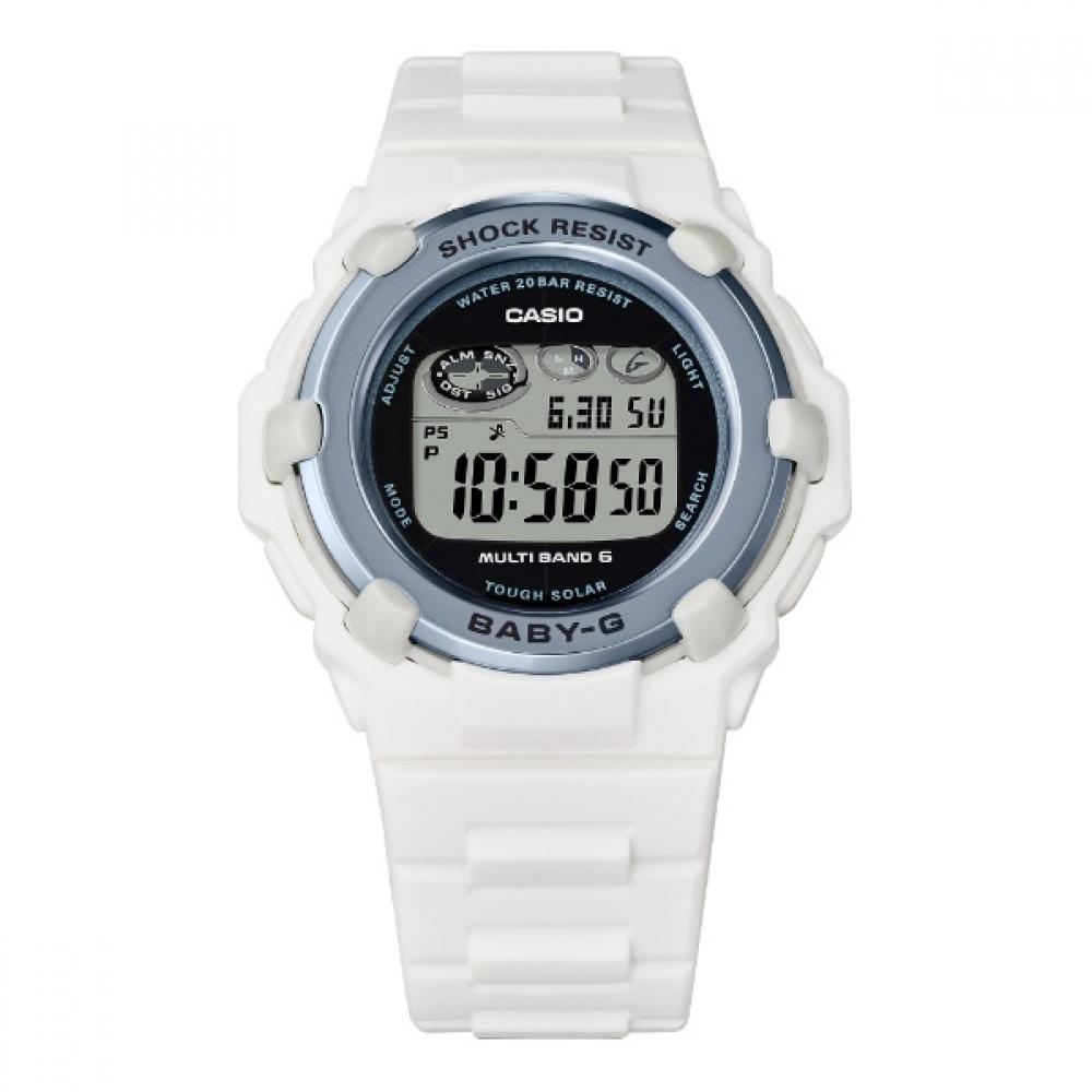 Casio [solar Radio Controlled Watch] Baby G  Baby G  sprinG packaGe  sprinG packaGe  White X liGht Blue bGr 3003sp 7jr