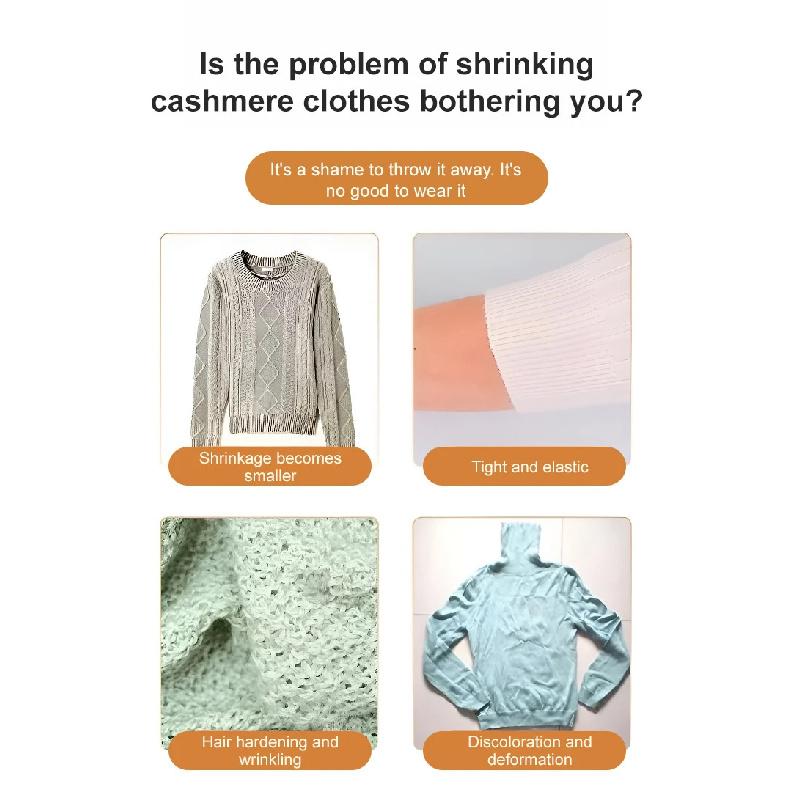 Detersivo per Vestiti di Lana Anti-restringimento Agente di Recupero Restringimento Maglioni di Lana Maglione Cashmere Detergente Maglione Riparazione Soffice Ag