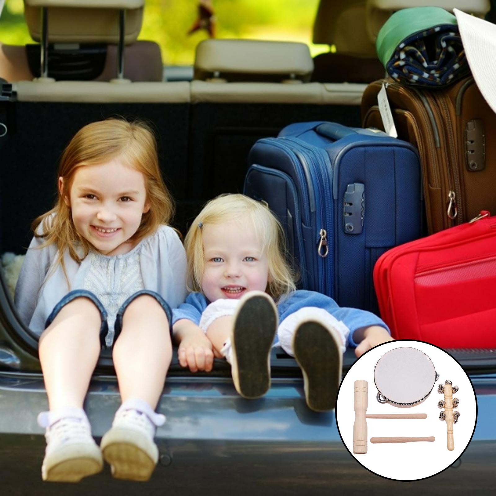 International Wooden Music Set Hand Bells Music Early Education Percussion Instrument Toy for Children Kids