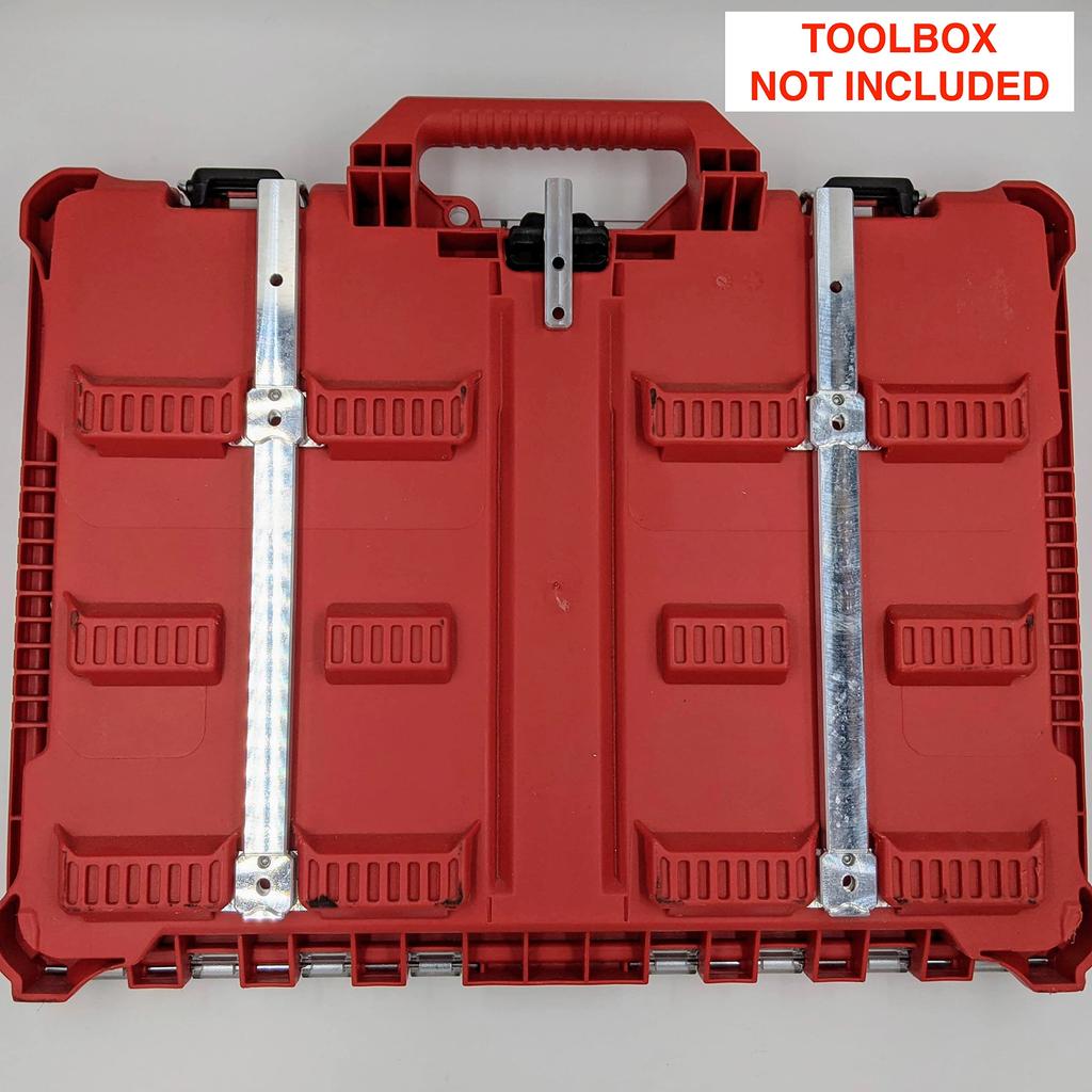 Unbeaten Path Designs Solid Aluminum Single Wide VersaMount Set for Milwaukee PackOut Tool Organization System