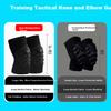 Knee And Elbow Pads Four-Piece Set, Tactical Crawling, New Recruit  Training, Pre-Enlistment Crawling Practice, Soldier Protective Gear