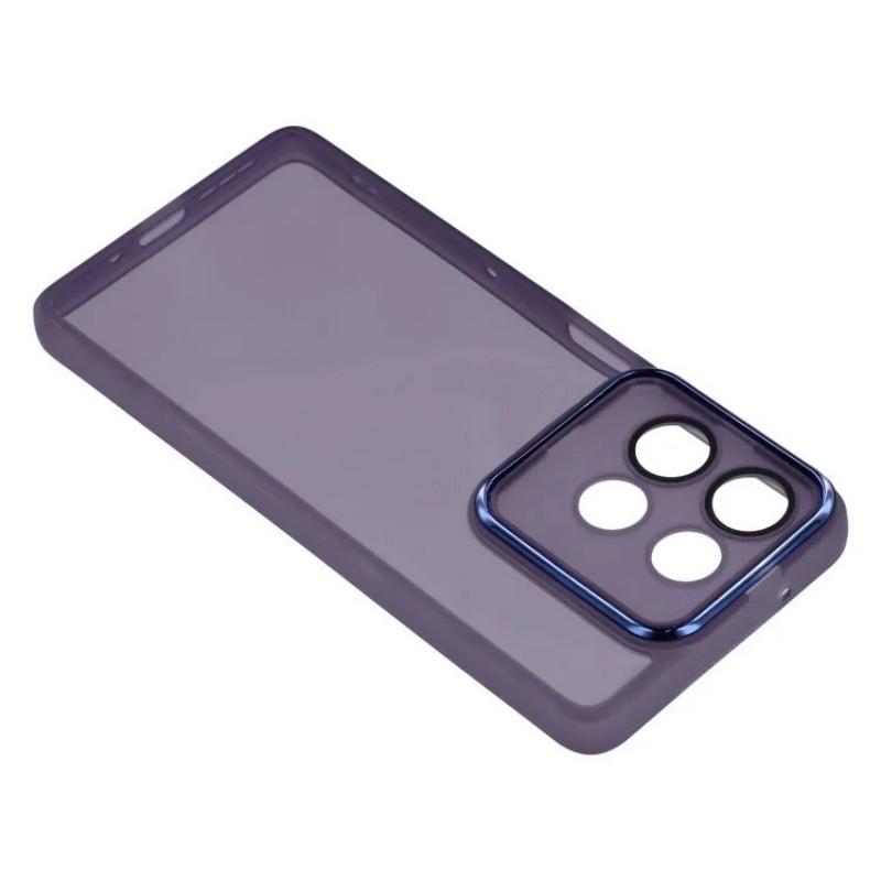 For Motorola Moto G75 5G TPU Case WANLONFENG DKSM Series Electroplated Frame Back Cover with Tempered Glass