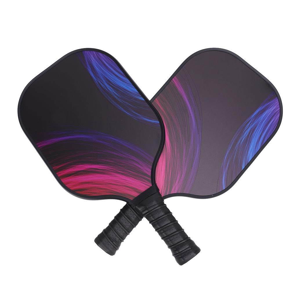 1 Pair Pickle Ball Paddle Carbon Fiber High Strength Lightweight Pickle Ball Racket Set 13mm