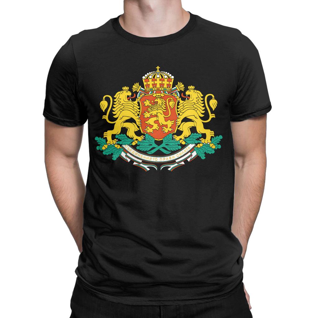 Coat of Arms of Greece  Pure Cotton TShirt For Men Summer  Streetwear TShirts ONeck Leisure Tees Oversize Dropshipping Tops