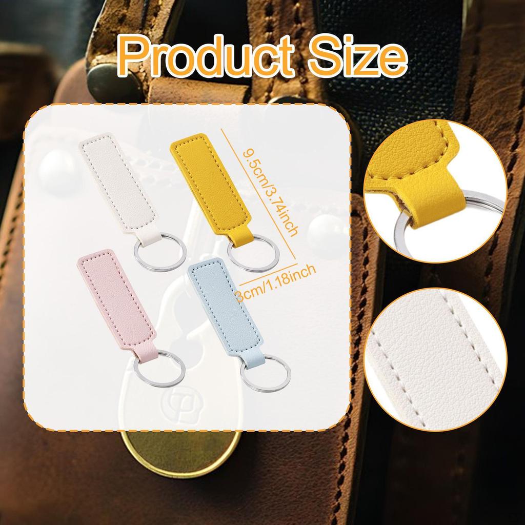 4Pcs Keychain Set 4 Colors Compact Key Holder for Wallets Backpacks Luggage