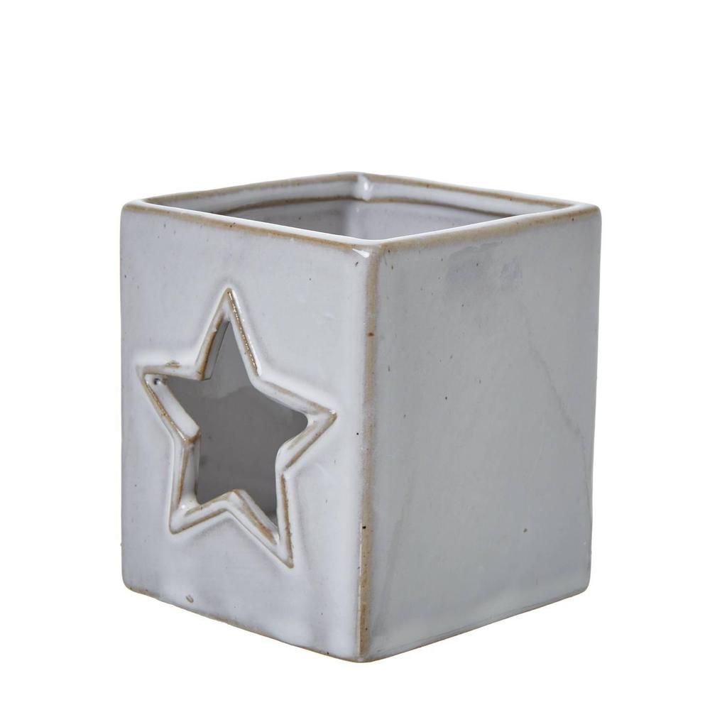 Hill Interiors Ceramic Star Tea Light Holder