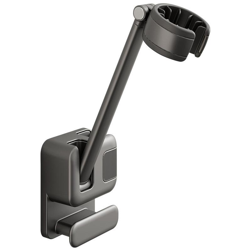 Hair Dryer Holder Non-Drilling Wall-Mounted Hair Dryer Stand For Bathroom Wall Mounted Lazy Storage Stand Rack Shelf
