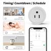 WHM02 16A US Plug WiFi Socket with Measure, Timer Switch APP Remote / Voice Control Smart Tuya Outlet