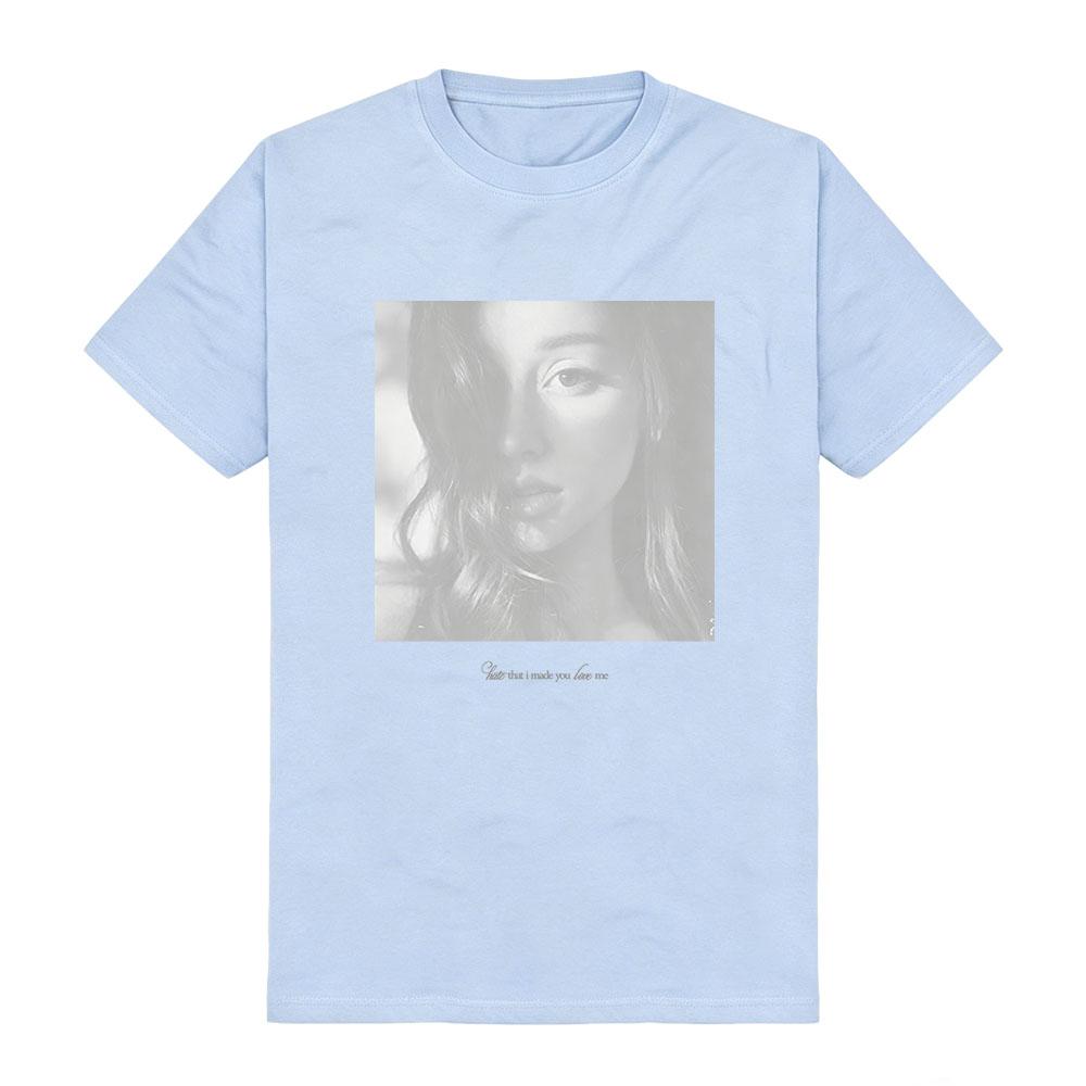 Hate That I Made You Love Me Photo T-shirt Ariana Grande Petal Flower Design Graphic Print Tees Short Sleeve Cotton Female Shirt