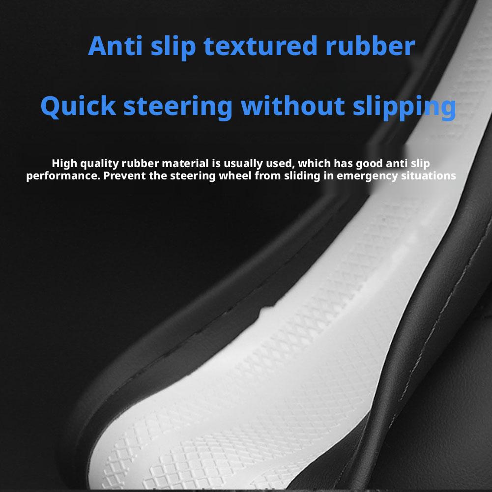 Ultra-thin Steering Wheel Cover For BYD Sealion 7 Breathable & Non-slip Wear-resistant Leather Steering Wheel Cover