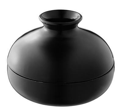 Yamazaki Mosquito Repellent Pot Black W16 X D16 X H12cm Mosquito Coil Storage Insect Repellent Case 7917 Approx.
