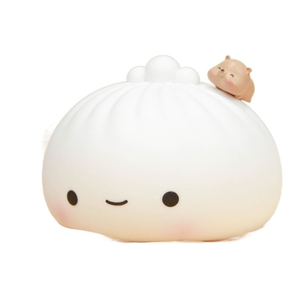 

Украшение для дома Силиконовый светодиодный ночник Мультяшный милый прикроватный светильник Креативная настольная лампа с USB-зарядкой Детская