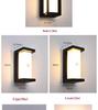 Waterproof LED Motion Sensor Outdoor Wall Light: Modern Minimalist Design for Courtyard, Balcony, and Entryway