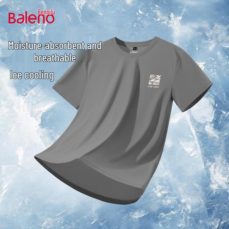 

Baleno Men s Ice Silk Pique Cooling & Quick-Dry Sport T-Shirt 3XL
